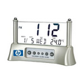 Desktop or Bedside LCD Readout Alarm Clock